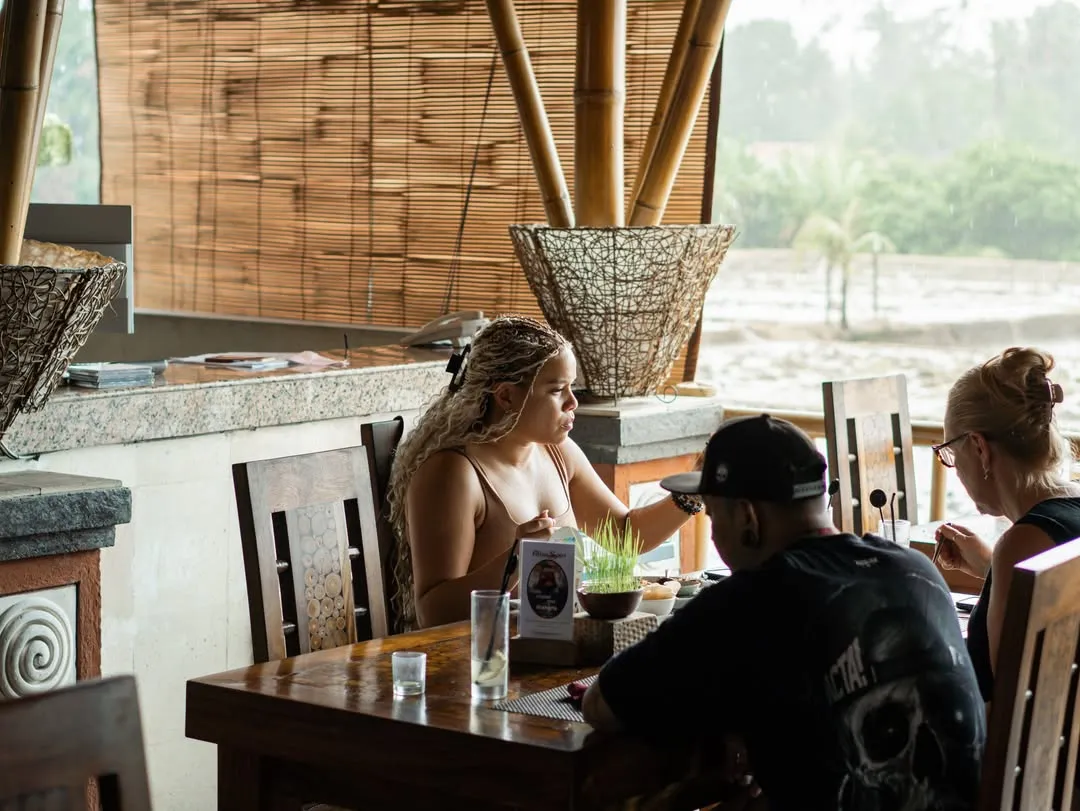 Sunset bar in ubud