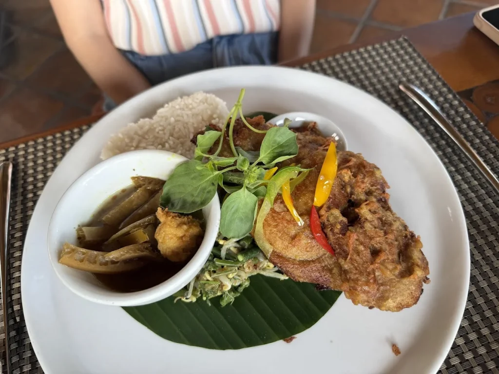 Traditional crispy duck Bali