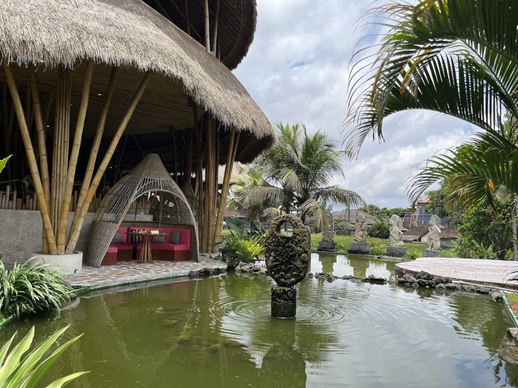 Ubud bar with view
